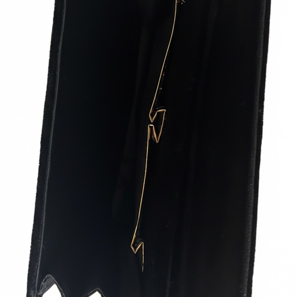 Embroidered Black Evening Bag - Picture 5 of 5